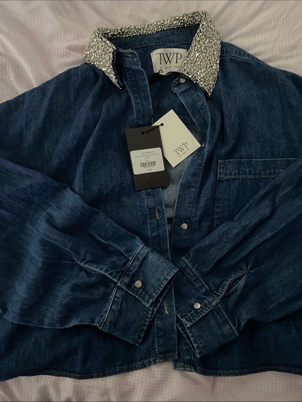 TWP, My Ex’s Denim with Crystal Collar PARIS, M/L